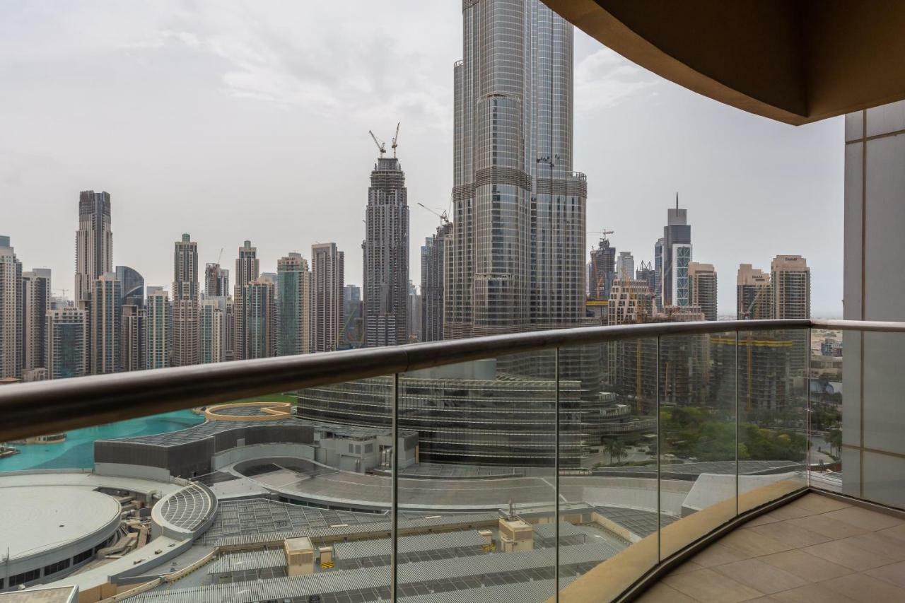 Westminster Dubai Mall Exterior photo View of the Dubai skyline from the 122nd floor of the Burj Khalifa